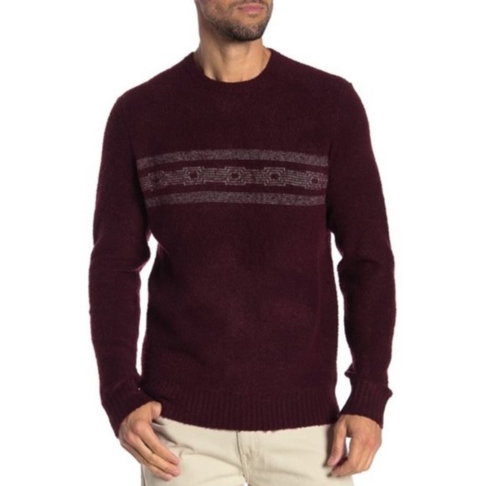 Michael Bastian Men's Striped Boucle SwEATER